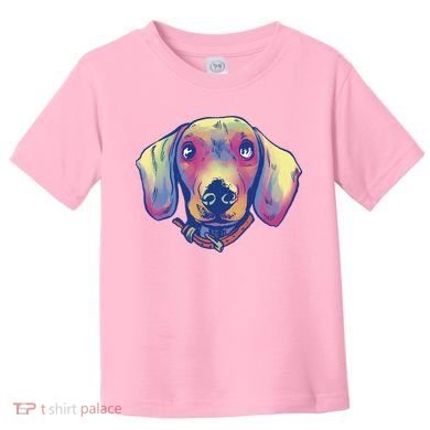 Dachshund Dog Portrait Toddler T-Shirt