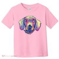 Dachshund Dog Portrait Toddler T-Shirt thumb 0