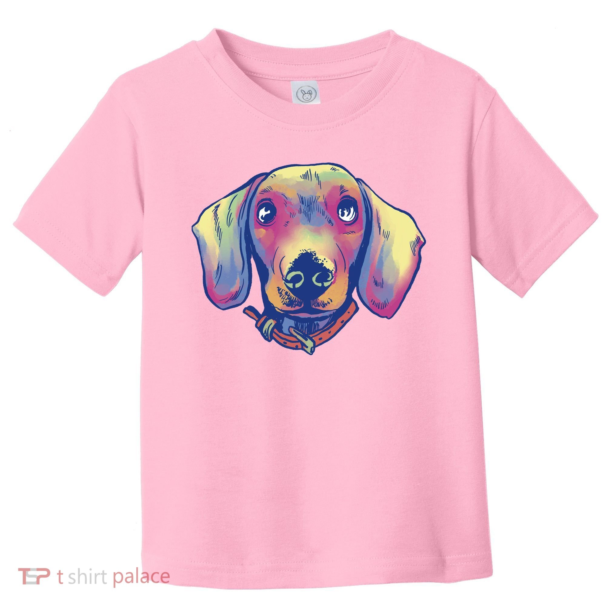 Dachshund Dog Portrait Toddler T-Shirt