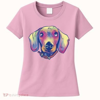 Dachshund Dog Portrait Women's T-Shirt
