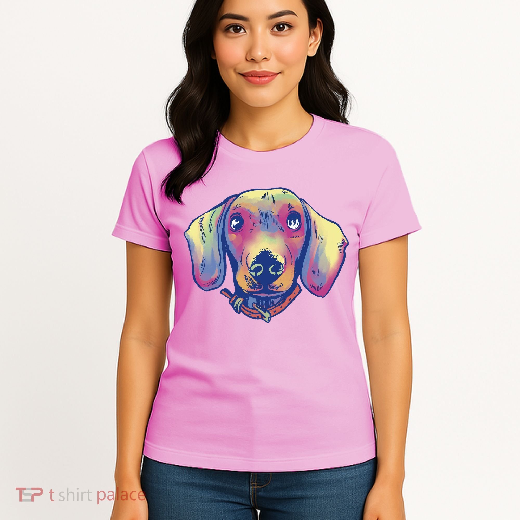 Dachshund Dog Portrait Women's T-Shirt