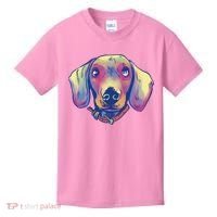 Dachshund Dog Portrait Kids T-Shirt thumb 0