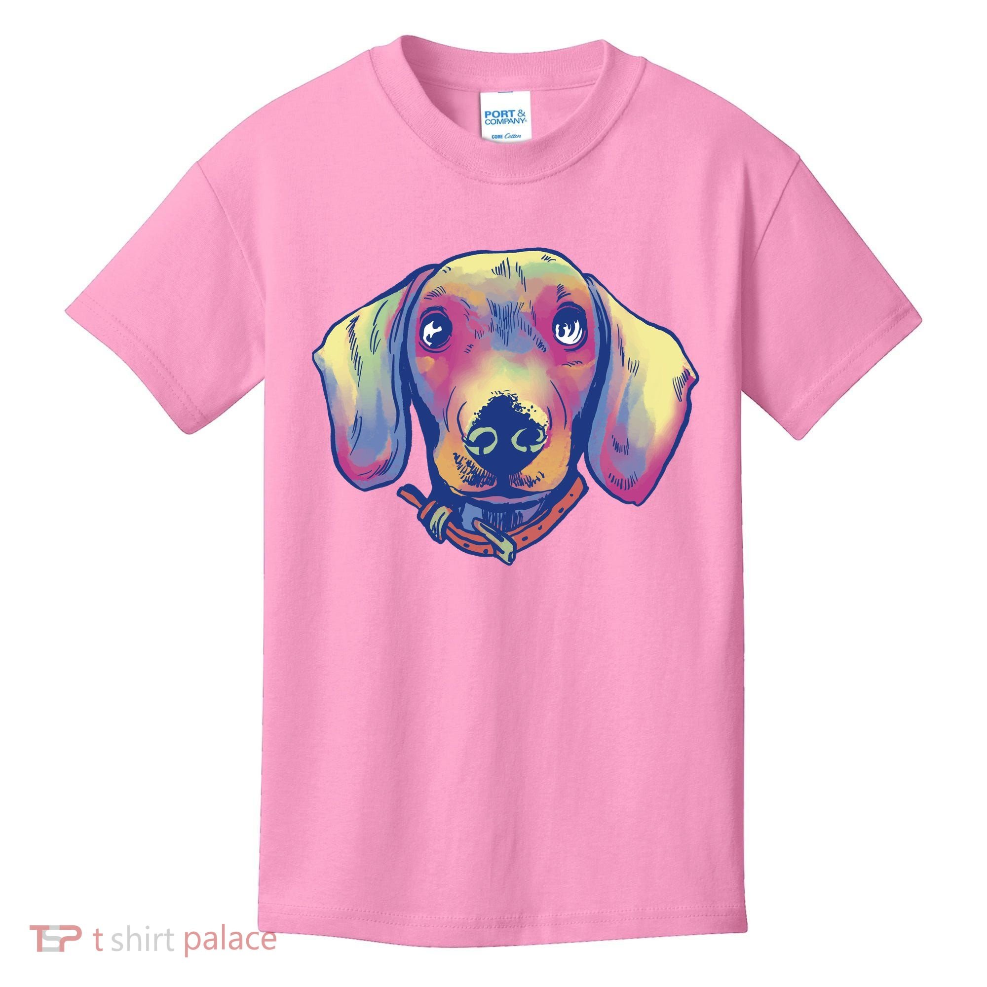 Dachshund Dog Portrait Kids T-Shirt