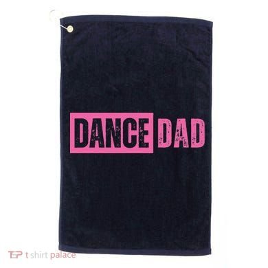Dance Dad Pink Golf Towel