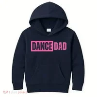 Dance Dad Pink Kids Hoodie thumb 0