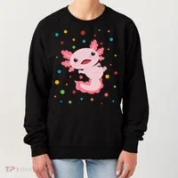 Dot Day Polka Dots Axolotl Women's Sweatshirt thumb 0