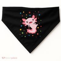 Dot Day Polka Dots Axolotl USA-Made Doggie Bandana thumb 0