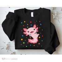 Dot Day Polka Dots Axolotl Sweatshirt thumb 2