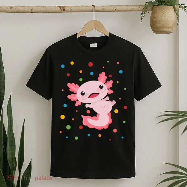 Dot Day Polka Dots Axolotl T-Shirt