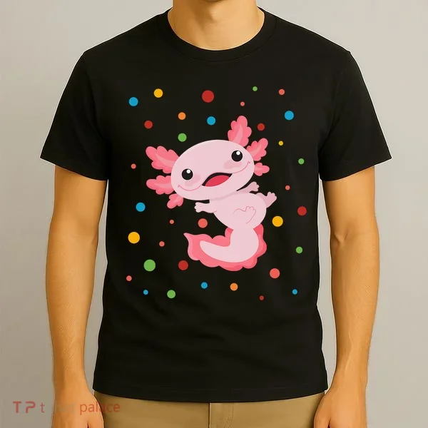 Dot Day Polka Dots Axolotl T-Shirt