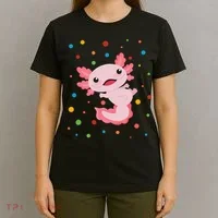 Dot Day Polka Dots Axolotl T-Shirt thumb 4