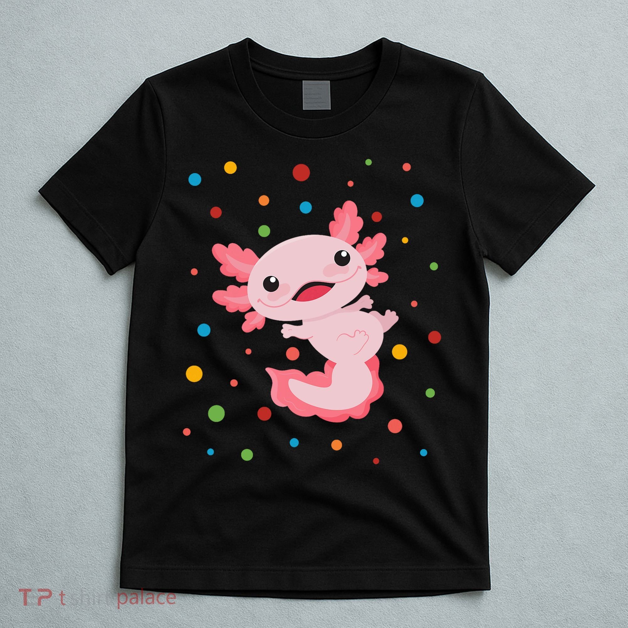 Dot Day Polka Dots Axolotl T-Shirt