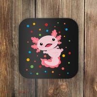 Dot Day Polka Dots Axolotl Coaster thumb 0