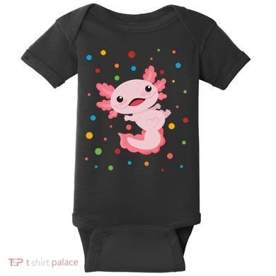 Dot Day Polka Dots Axolotl Baby Bodysuit