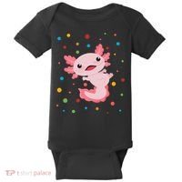 Dot Day Polka Dots Axolotl Baby Bodysuit thumb 0