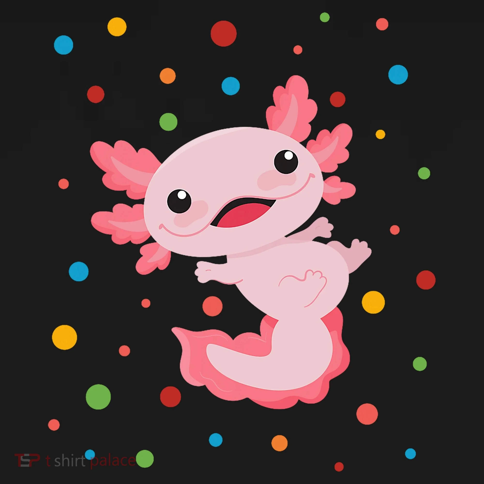 Dot Day Polka Dots Axolotl Baby Bodysuit