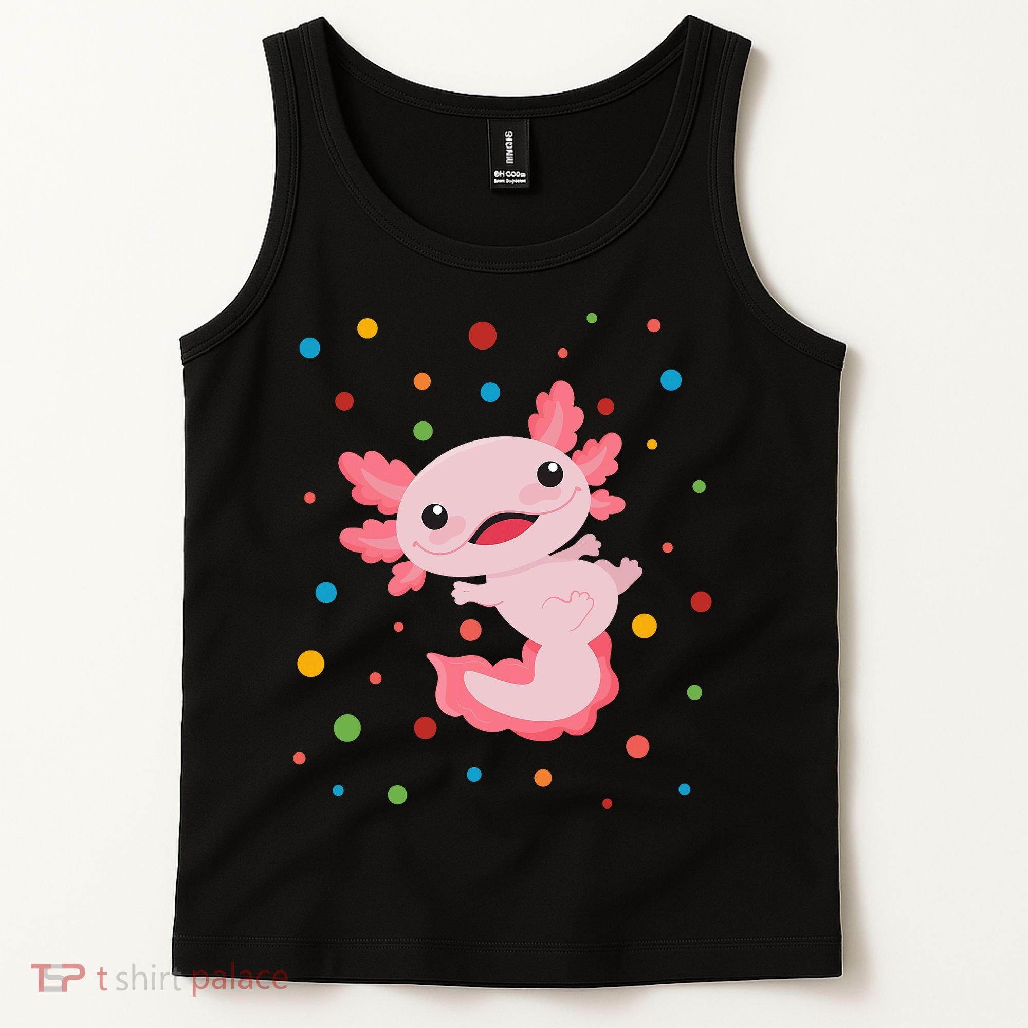 Dot Day Polka Dots Axolotl Tank Top