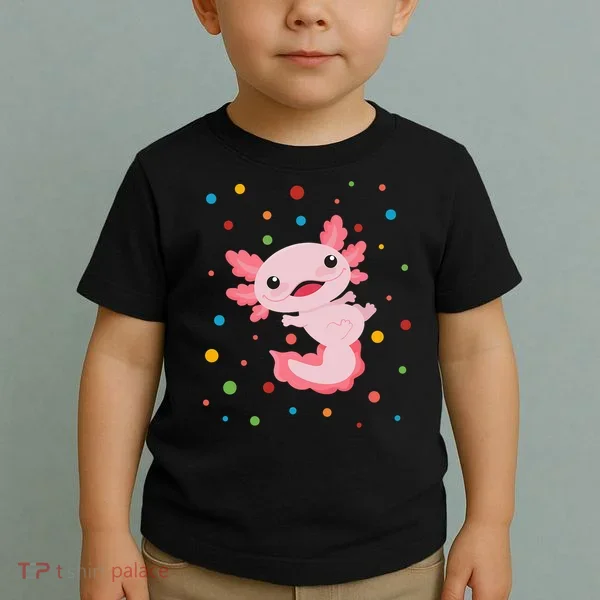 Dot Day Polka Dots Axolotl Toddler T-Shirt
