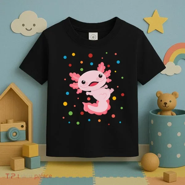 Dot Day Polka Dots Axolotl Toddler T-Shirt