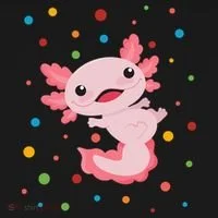 Dot Day Polka Dots Axolotl Women's T-Shirt thumb 6