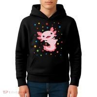 Dot Day Polka Dots Axolotl Kids Hoodie thumb 4