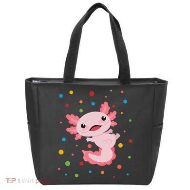 Dot Day Polka Dots Axolotl Tote Bag