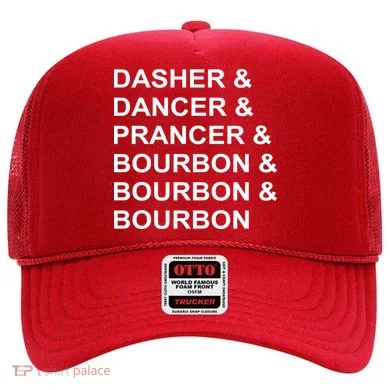 Dasher Dancer Prancer & Bourbon Hat