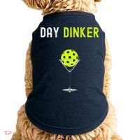 Day Dinker Pickleball Funny Pickleball Day Dinker Doggie Tank thumb 0