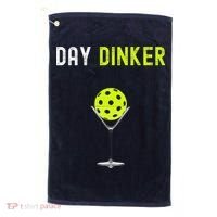 Day Dinker Pickleball Funny Pickleball Day Dinker Golf Towel thumb 0