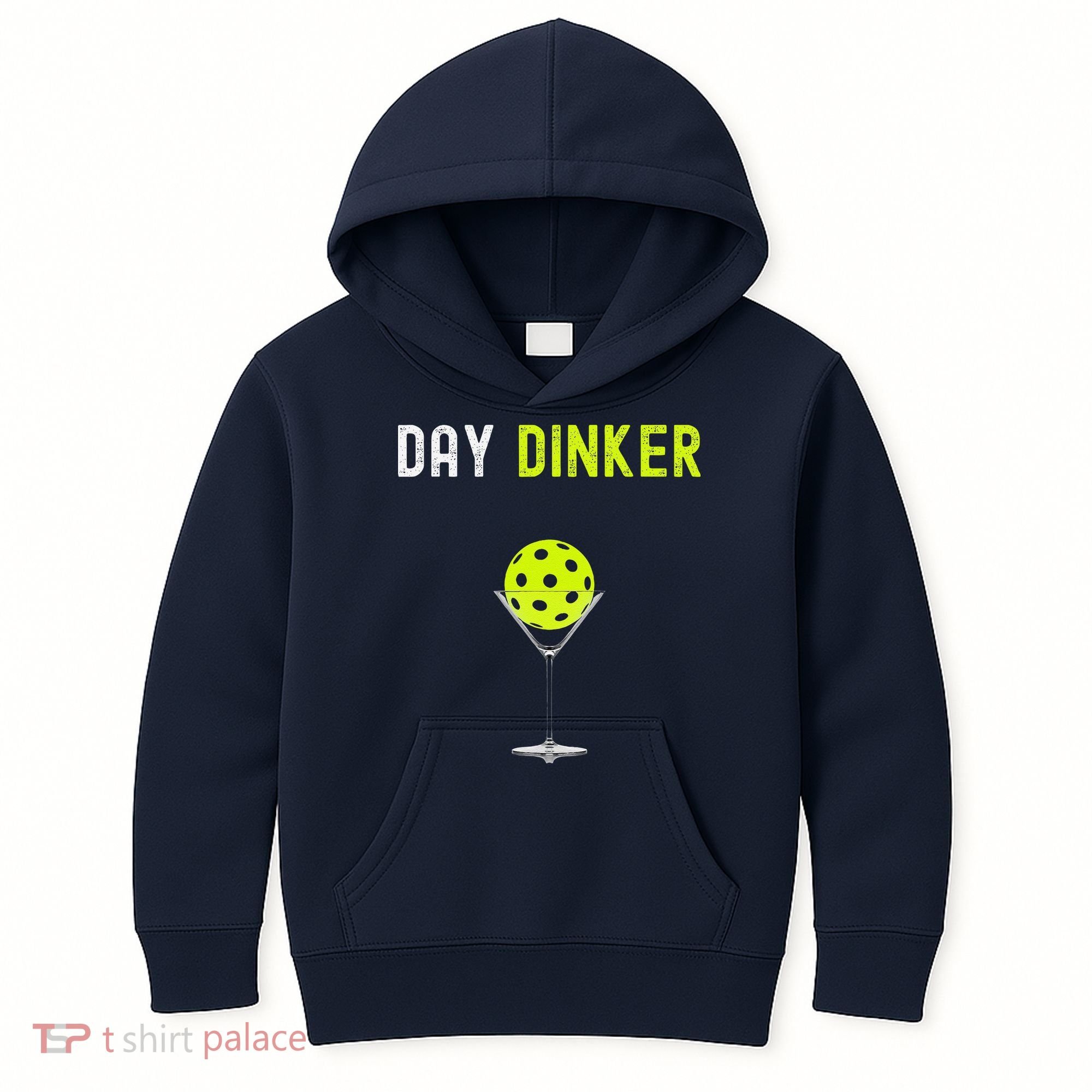 Day Dinker Pickleball Funny Pickleball Day Dinker Kids Hoodie