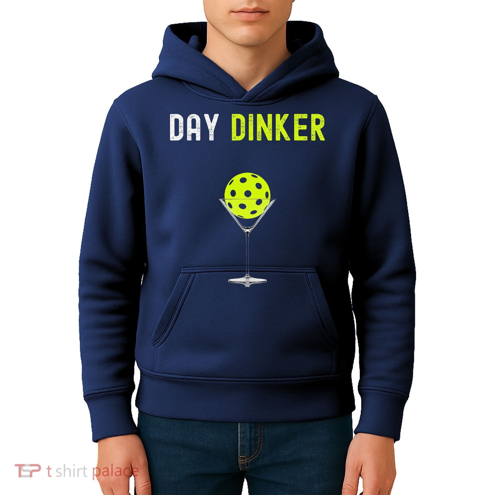 Day Dinker Pickleball Funny Pickleball Day Dinker Kids Hoodie