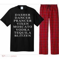 Dasher Dancer Prancer Vixen Moscato Vodka Tequila Blitzen Gift Pajama Set thumb 0