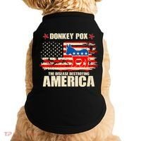 Distressed Donkey Pox The Disease Destroying America Doggie Tank thumb 0