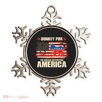Distressed Donkey Pox The Disease Destroying America Ornament thumb 0