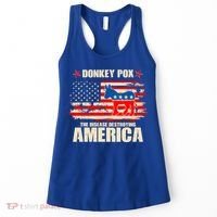 Distressed Donkey Pox The Disease Destroying America Women's Tank Top thumb 0