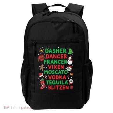 Dasher Dancer Prancer Vixen Moscato Vodka Tequila Blitzen Backpack