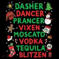 Dasher Dancer Prancer Vixen Moscato Vodka Tequila Blitzen Women's Hoodie thumb 2
