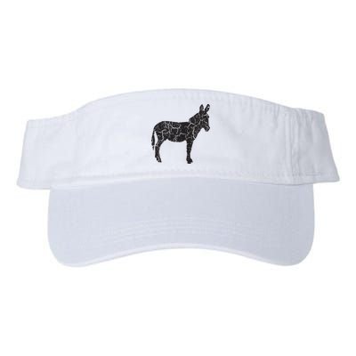 Donkey Distressed Print Vintage Donkey Visor