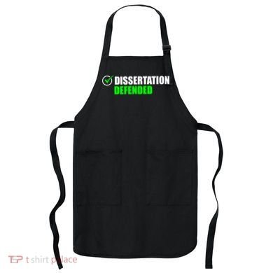 Dissertation Defended Phd Graduate Ph.D. Graduation Apron