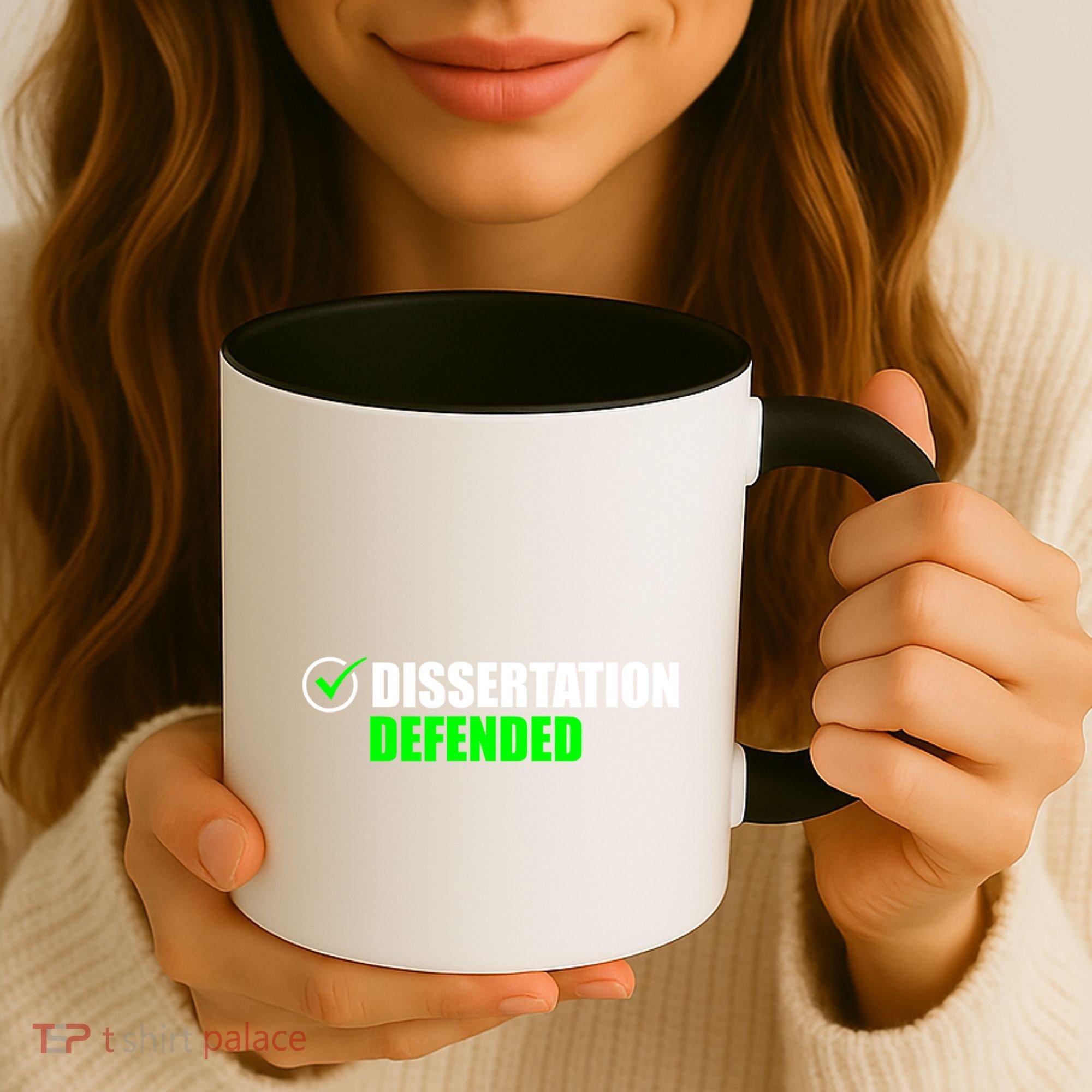 Dissertation Defended Phd Graduate Ph.D. Graduation Coffee Mug
