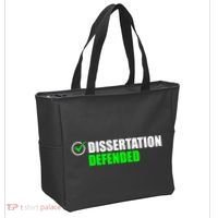 Dissertation Defended Phd Graduate Ph.D. Graduation Tote Bag thumb 2
