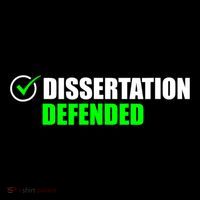 Dissertation Defended Phd Graduate Ph.D. Graduation Tote Bag thumb 4