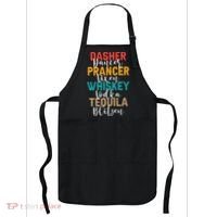Dasher Dancer Prancer Vixen Whiskey Vodka Tequila Blitzen Apron thumb 0