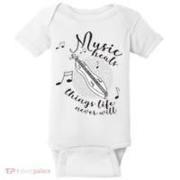 Dulcimerist Dulcimer Player Mountai Nappalachian Dulcimer Baby Bodysuit thumb 0
