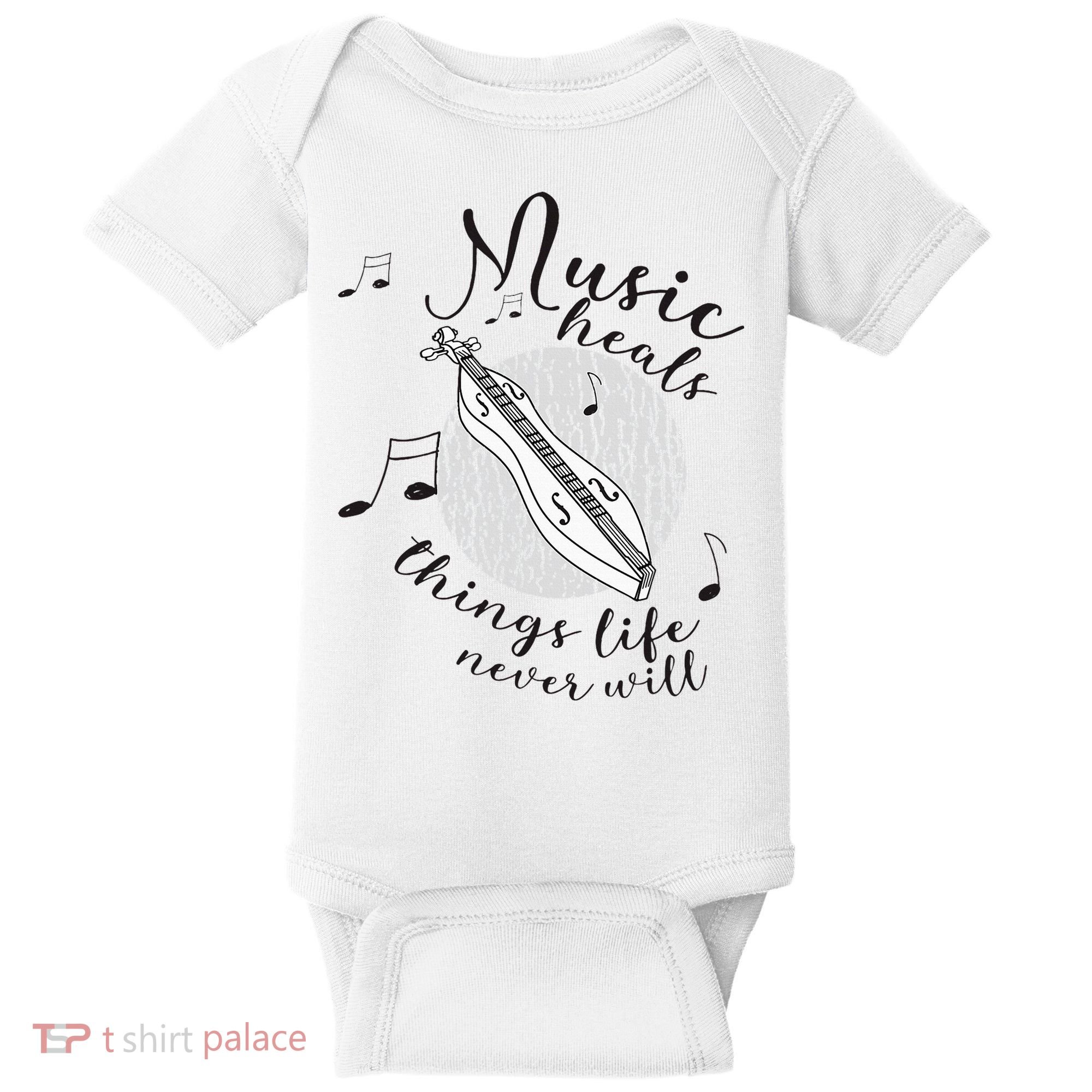 Dulcimerist Dulcimer Player Mountai Nappalachian Dulcimer Baby Bodysuit