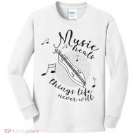 Dulcimerist Dulcimer Player Mountai Nappalachian Dulcimer Kids Long Sleeve Shirt thumb 0