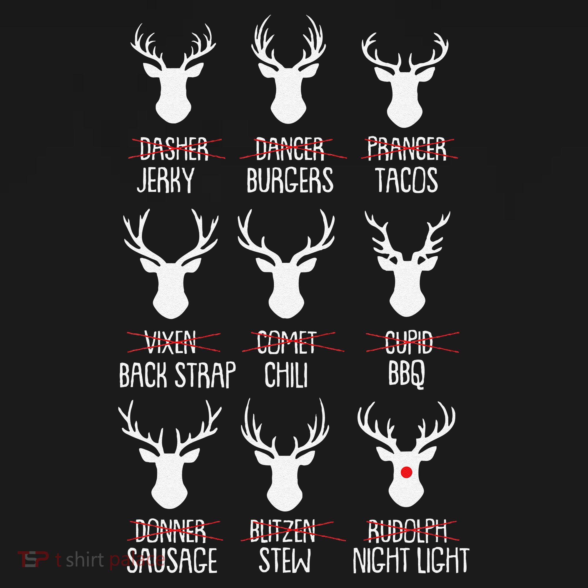 Dasher Dancer Prancer Christmas Pajama Reindeer Food XMas Women's Hoodie