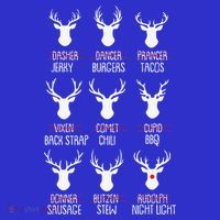 Dasher Dancer Prancer Christmas Pajama Reindeer Food XMas Long Sleeve Shirt thumb 2