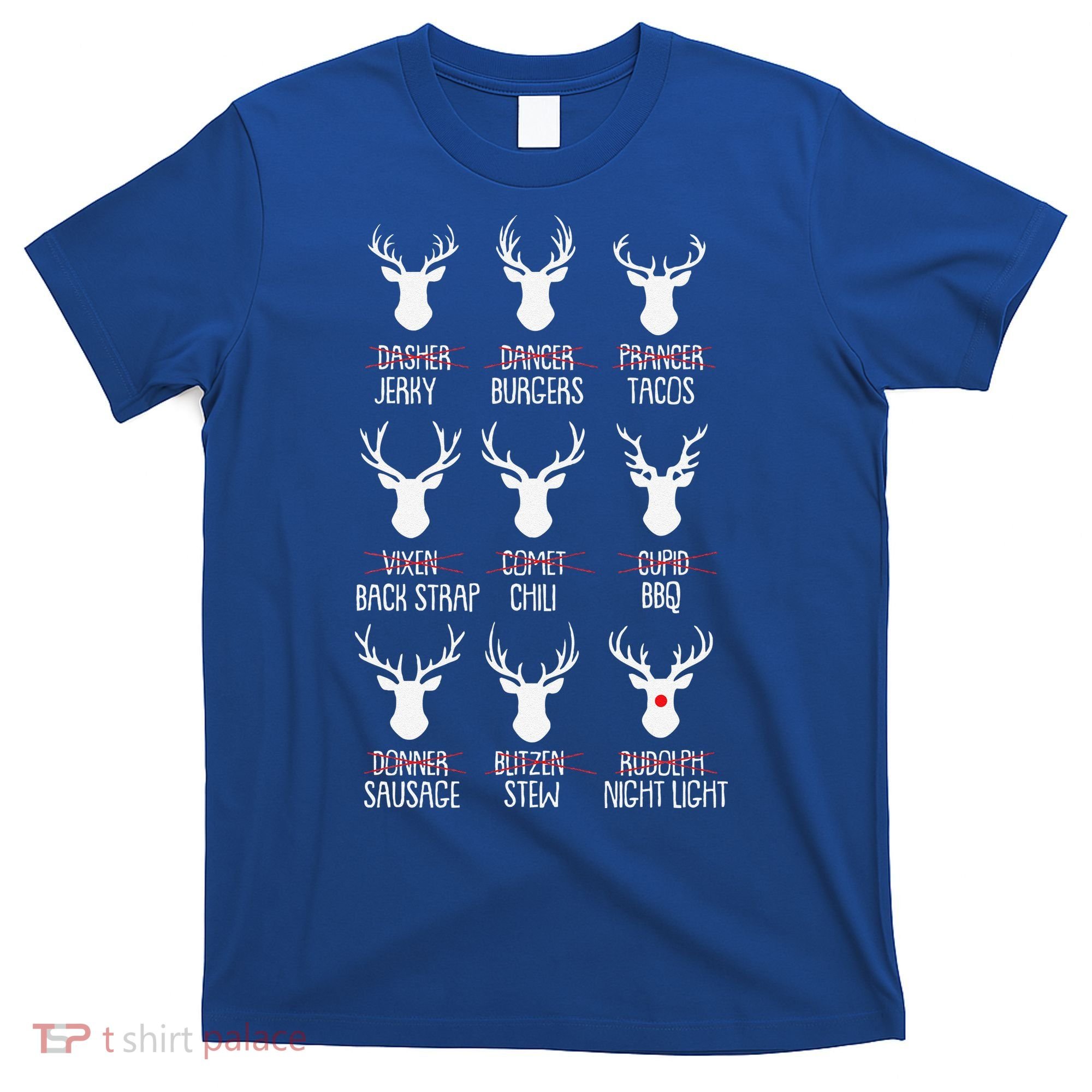 Dasher Dancer Prancer Christmas Pajama Reindeer Food XMas T-Shirt