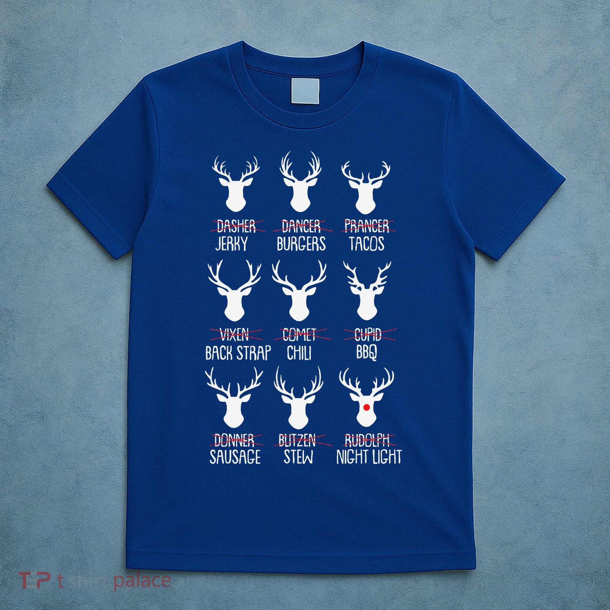 Dasher Dancer Prancer Christmas Pajama Reindeer Food XMas T-Shirt